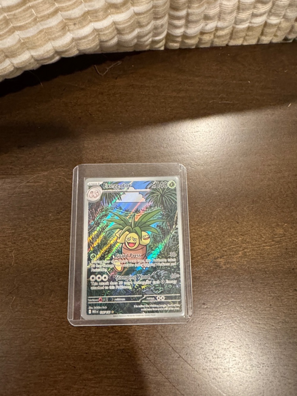 Pokemon Holographic Exeggutor Card